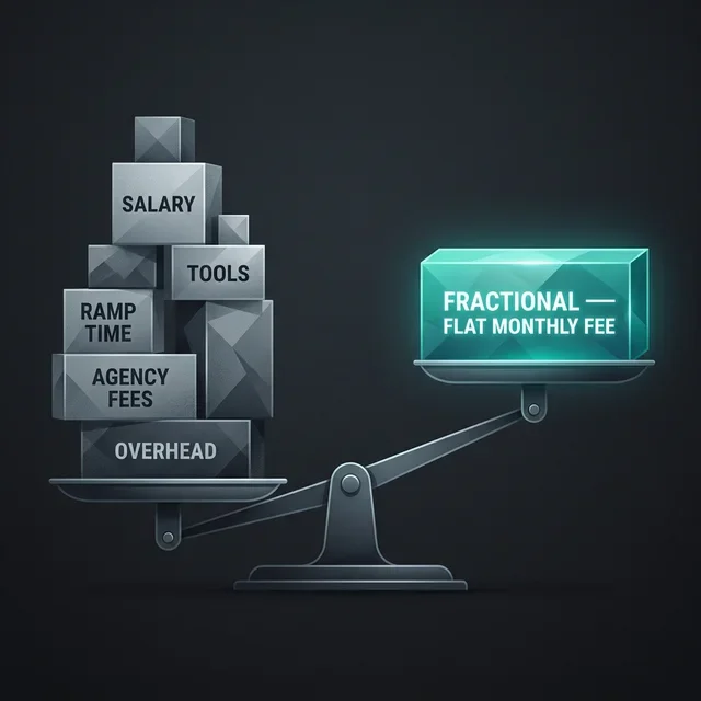 Cost comparison of fractional recruiting versus building an in-house recruiting team